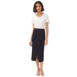 Cuyana Cotton Twill Paneled Skirt